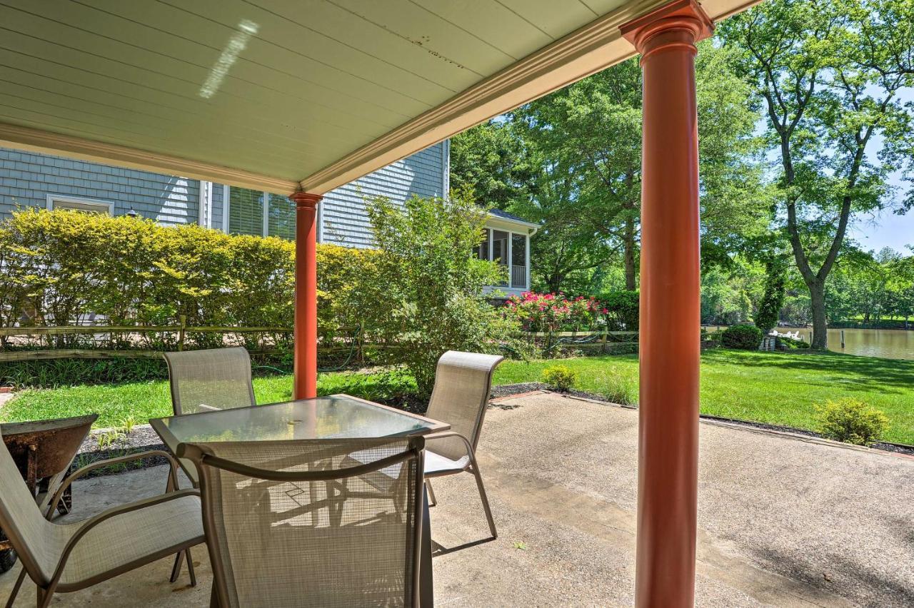 Waterfront Annapolis Home Fire Pit And Fishing Pier Extérieur photo